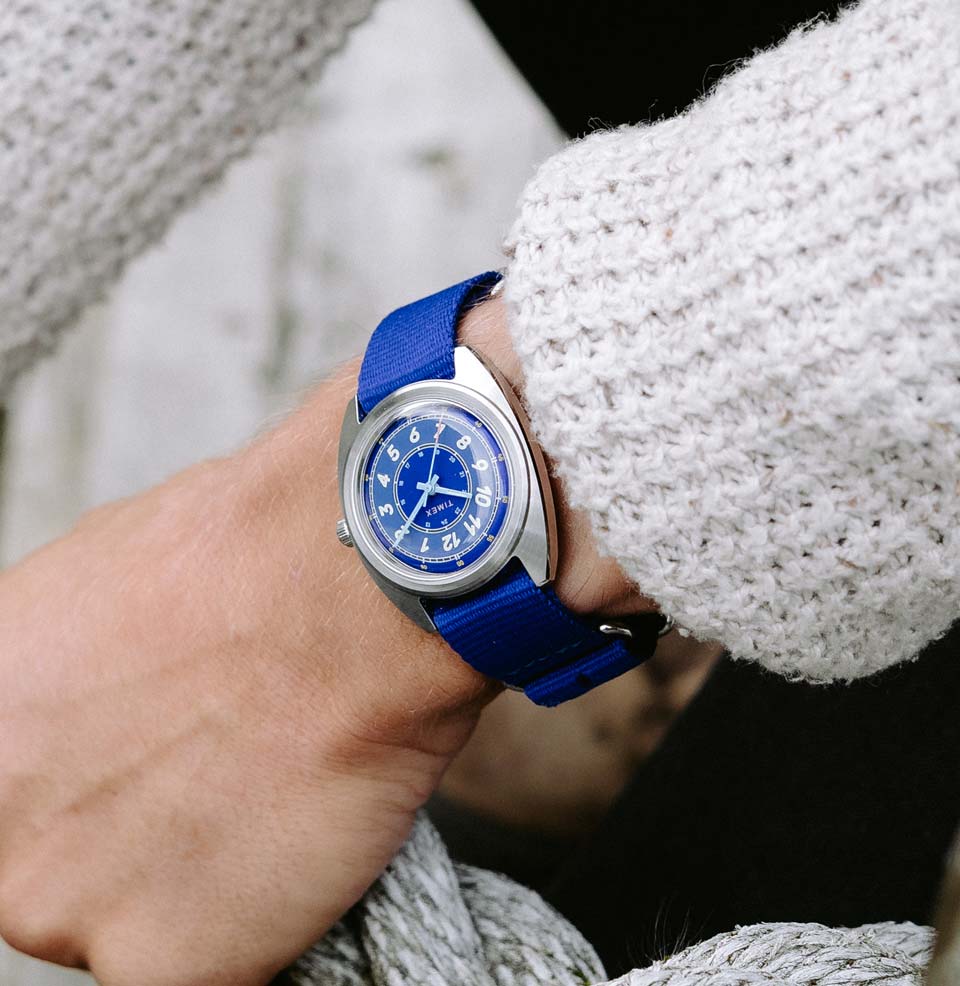 Timex x Worn & Wound Field Watch w/a Twist - Preorder 37mm for vintage style