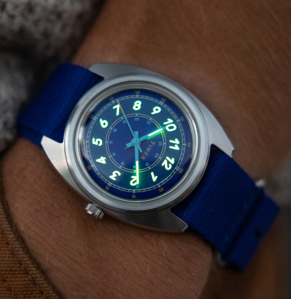 Timex x Worn & Wound Field Watch w/a Twist - Preorder A dynamic dial