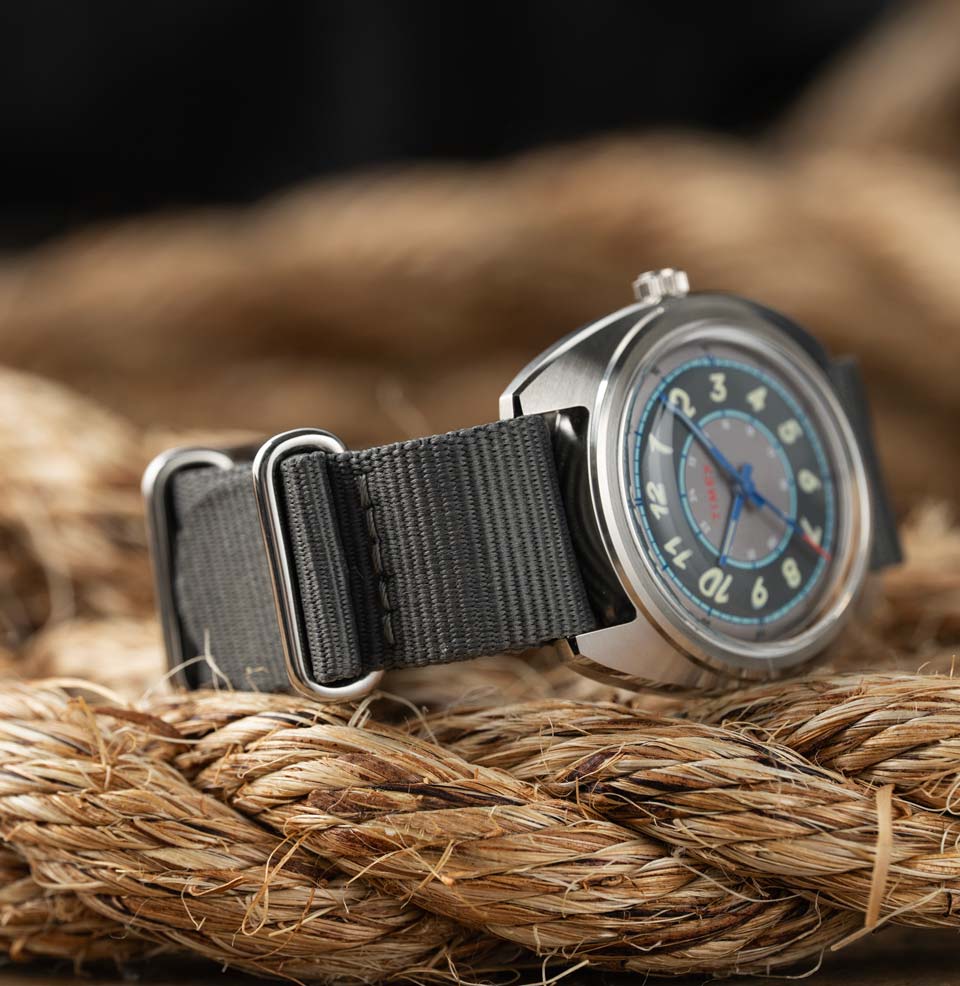 Timex x Worn & Wound Field Watch w/a Twist - Preorder Nylon Mil-Strap