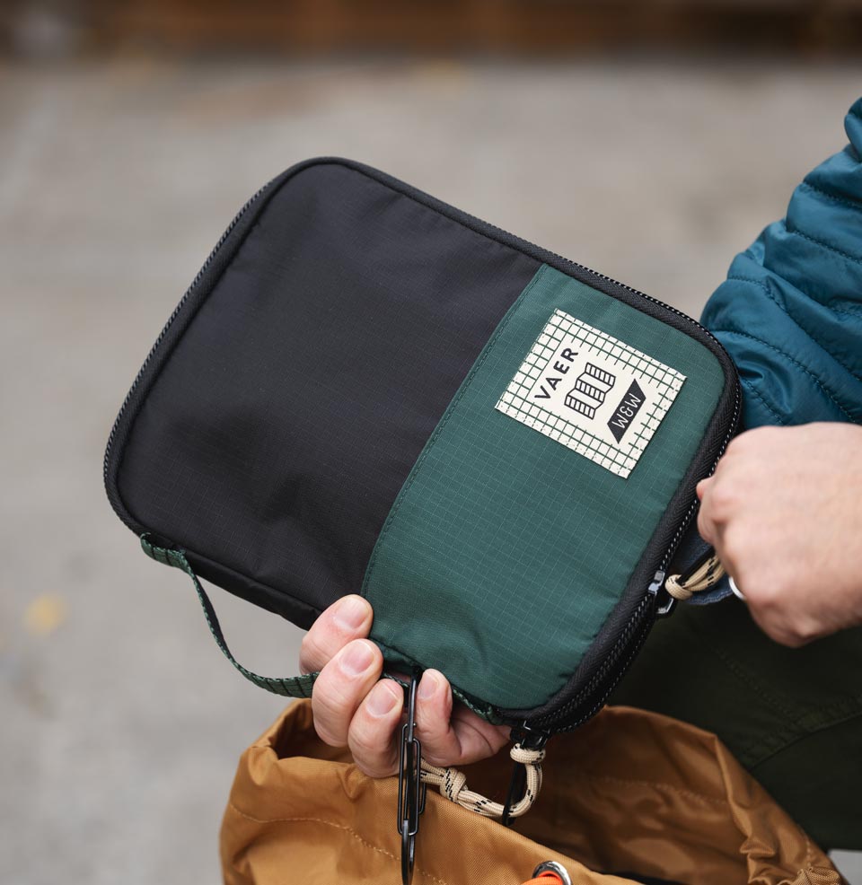 Vaer x Topo Designs x Worn & Wound Solar Hiker Preorder EDC Case by Topo Designs