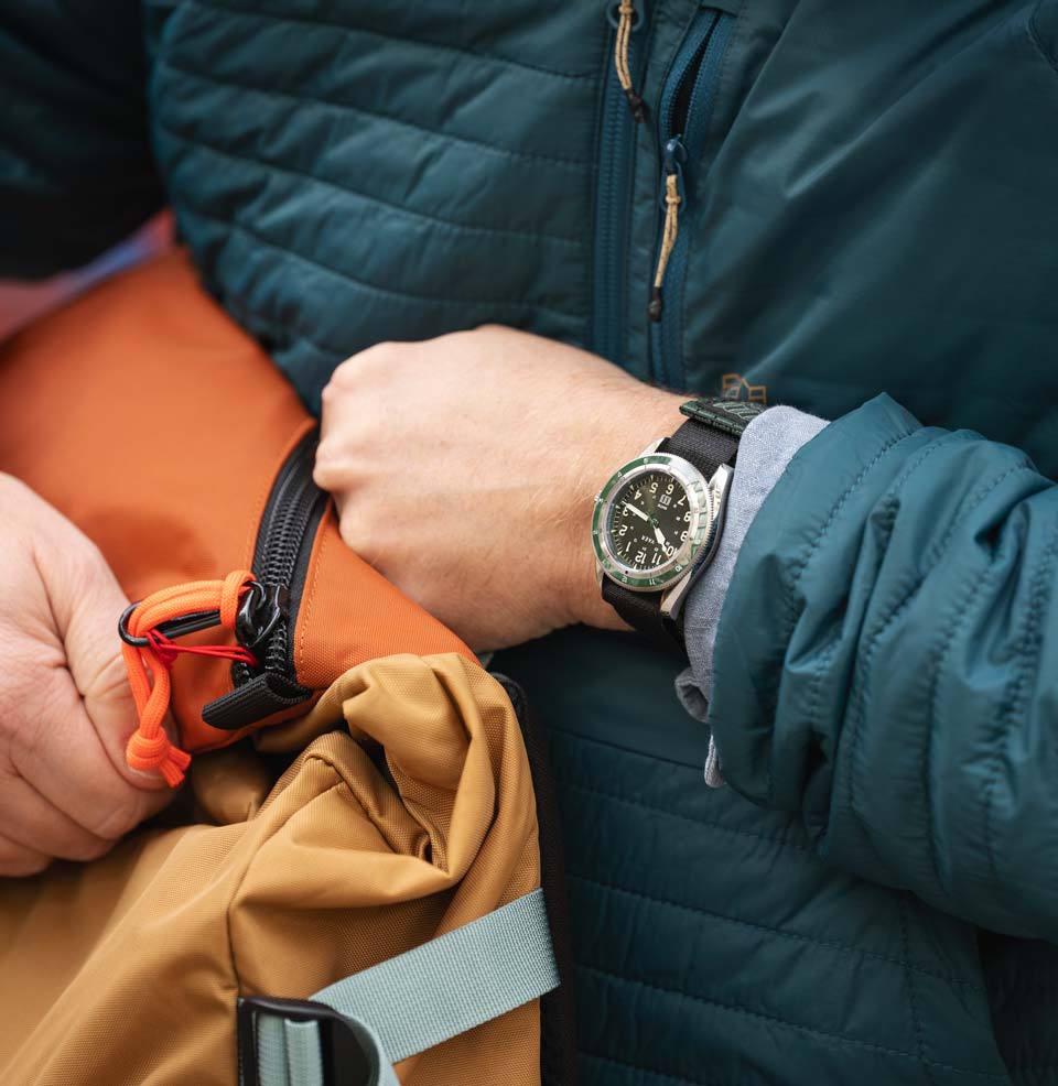 Vaer x Topo Designs x Worn & Wound Solar Hiker Preorder Adventure Companions