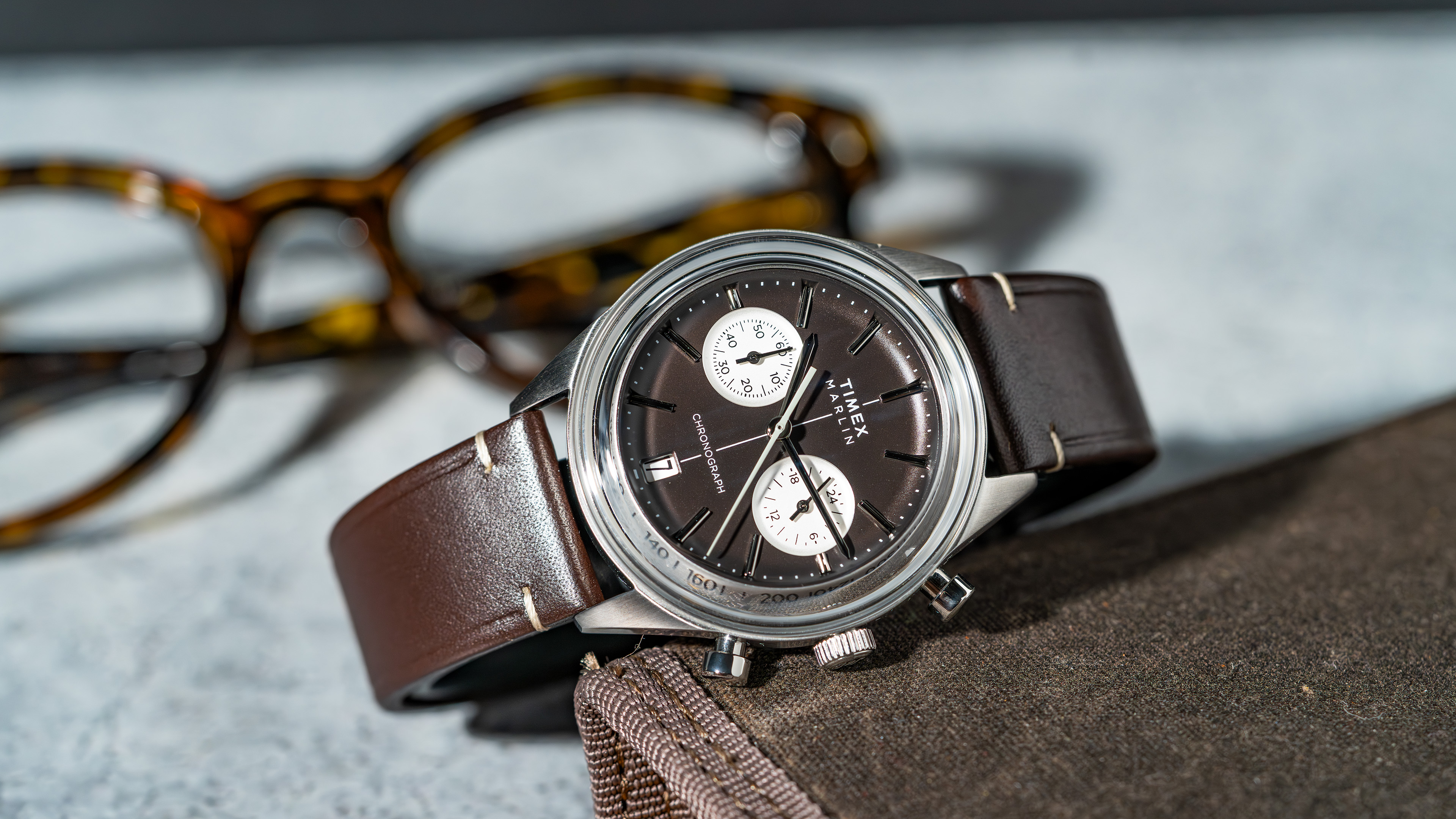 esTimex Marlin® Jet Quartz Chronograph 40mm Watches – Windup Watch