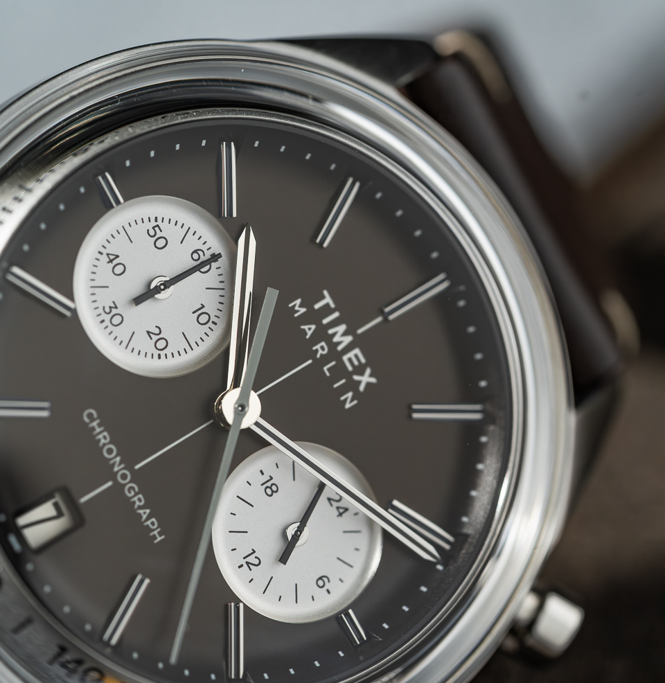 Marlin® Jet Quartz Chronograph 40mm Brown Dial