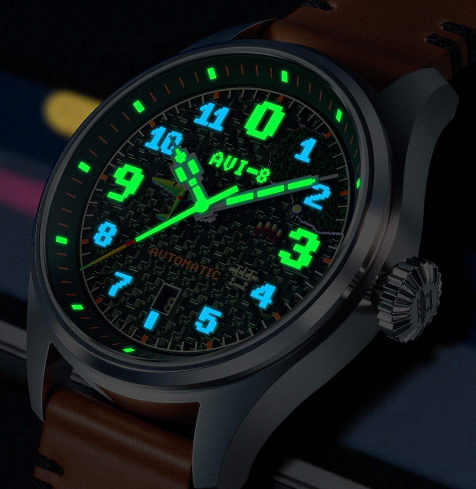 Clowes Automatic Capcom® 1942 Pixel Limited Edition Lume Throughout