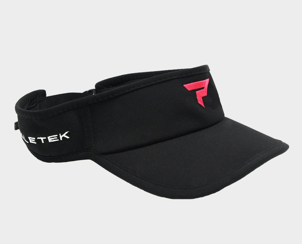 Performance Icon Visor - Black and Pink - Side View