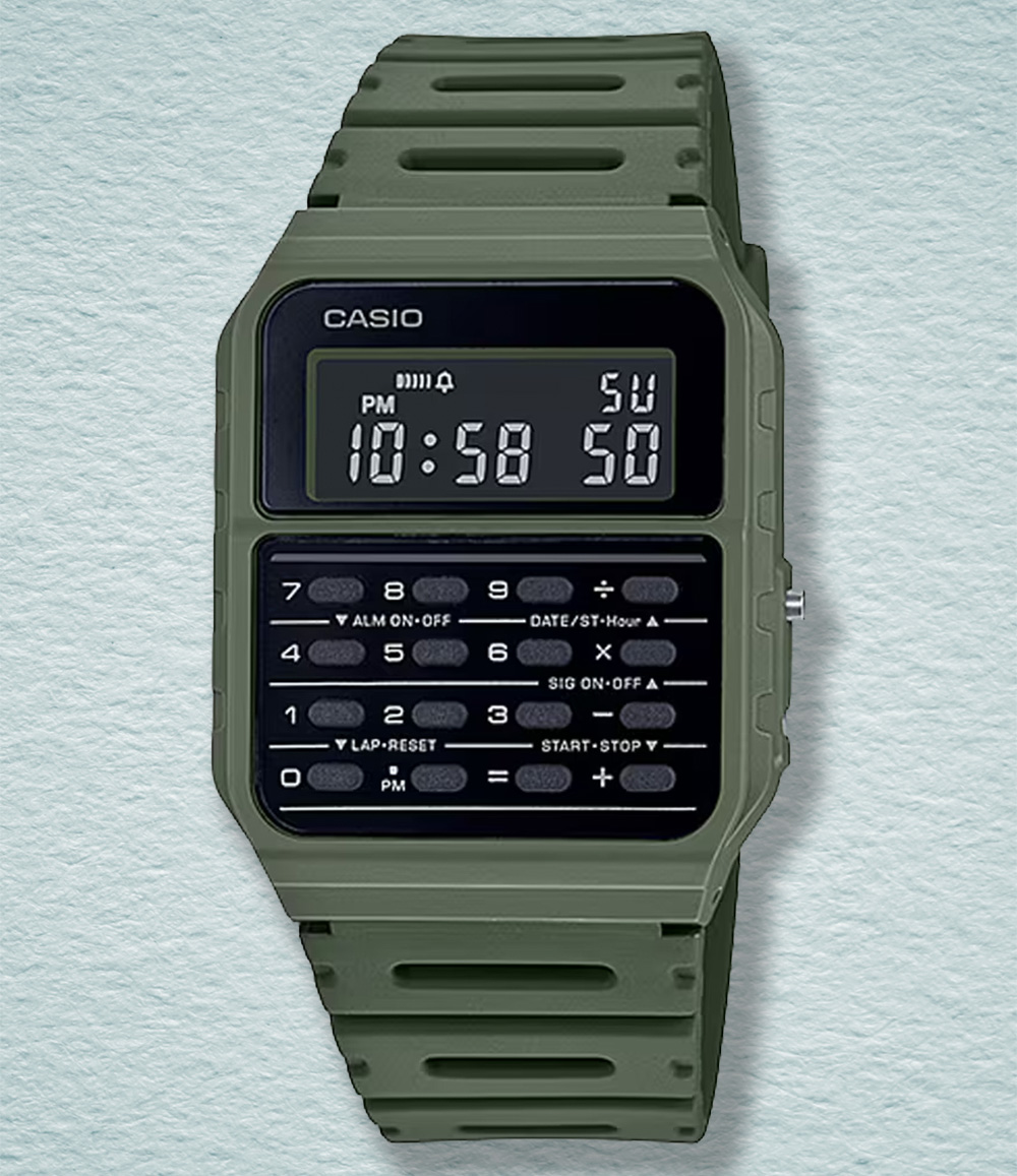 Casio Data Bank CA‑53 Series Calculator Digital Watch