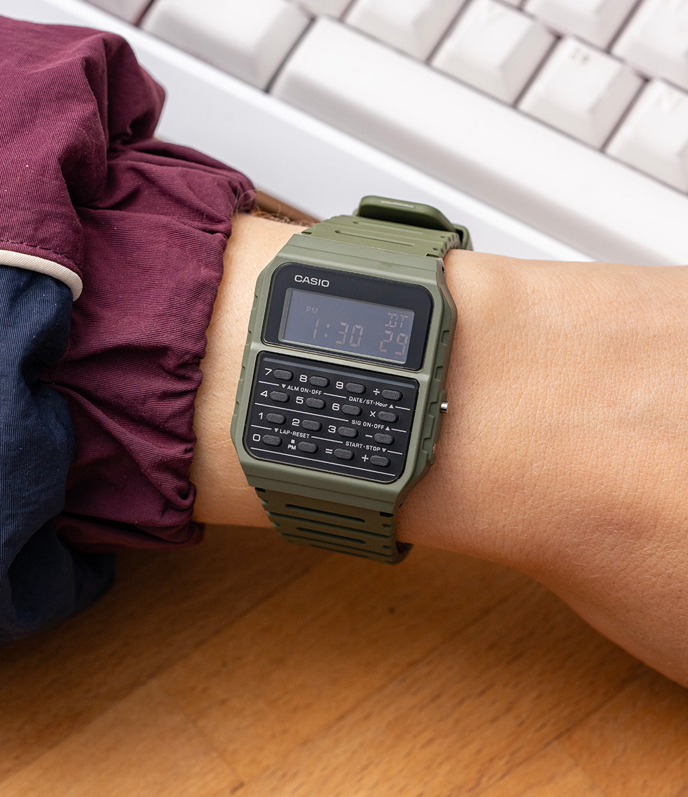 Casio Data Bank CA‑53 Series Calculator Digital Watch