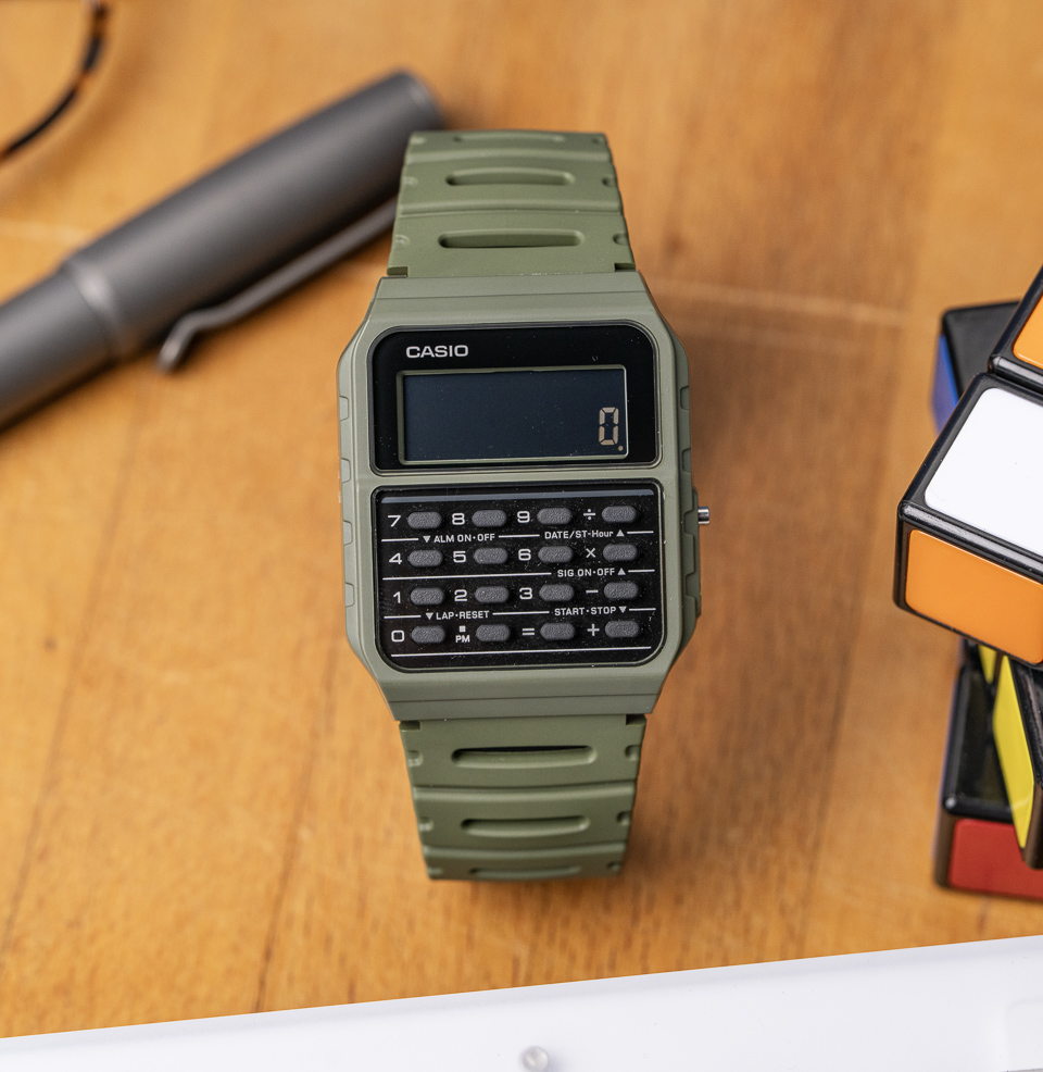 Casio Data Bank CA‑53 Series Calculator Digital Watch Black Screen