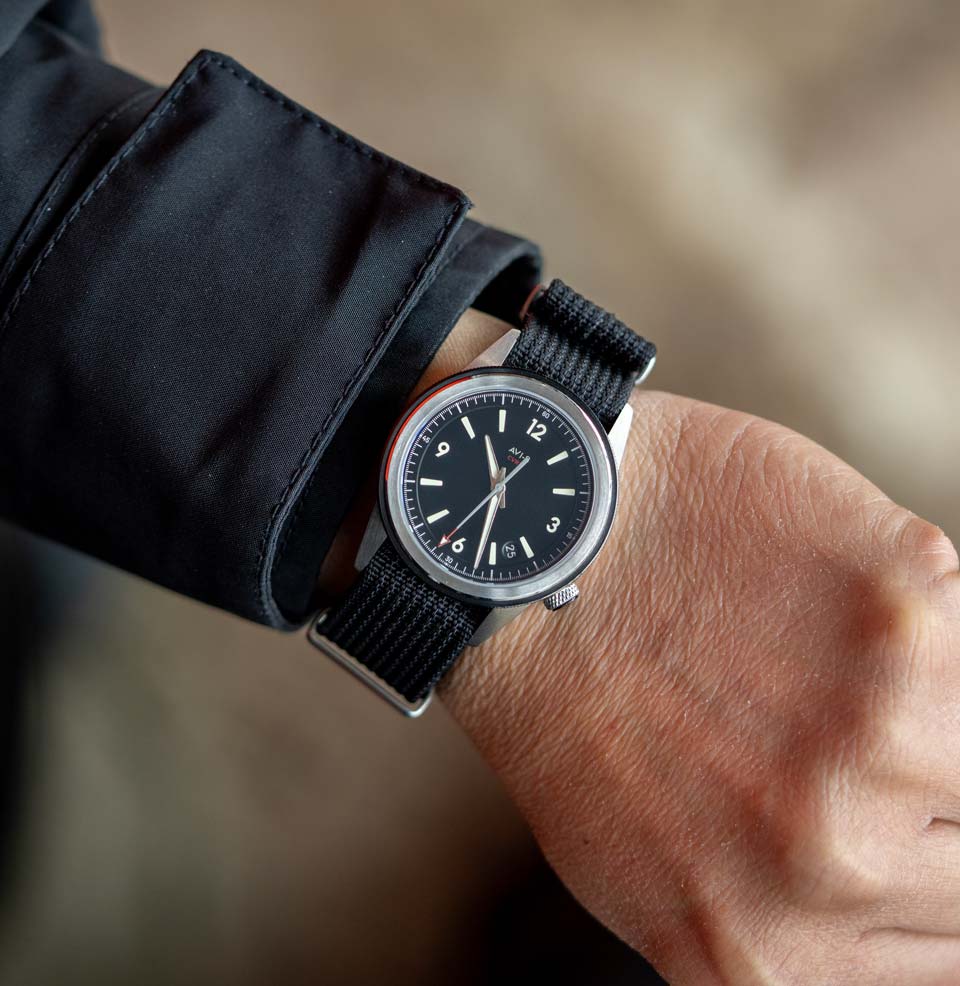 AVI-8 CVRT 3775A Ribbed Nylon Mil-Strap Included