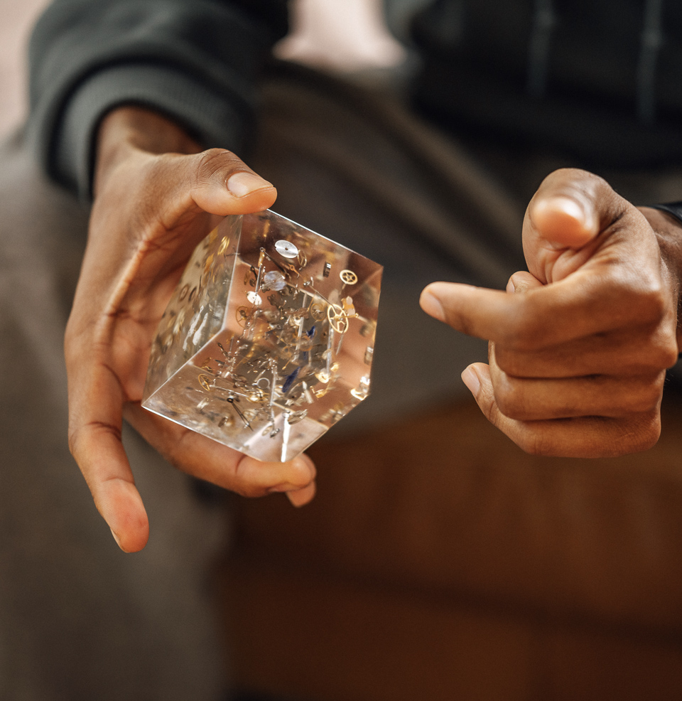 Captured Time³ 2.5 x 2.5 x2.5 inches