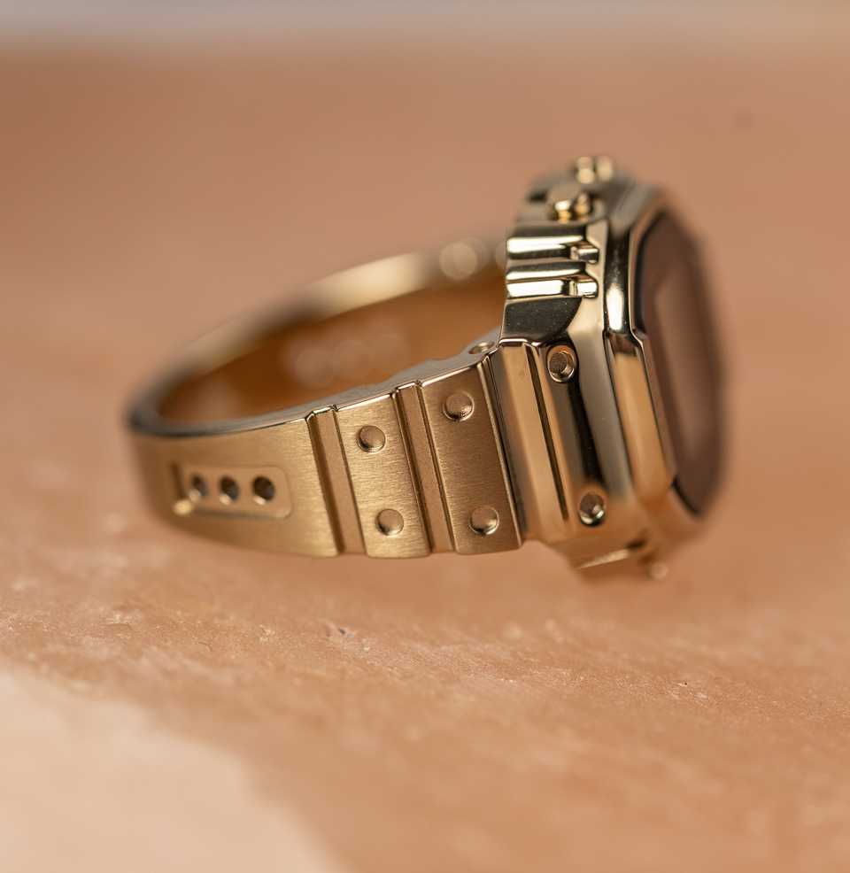 CRW001G-9 Ring Watch Stainless Steel Case