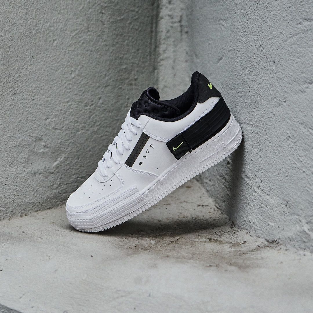 air force one drop type white black volt