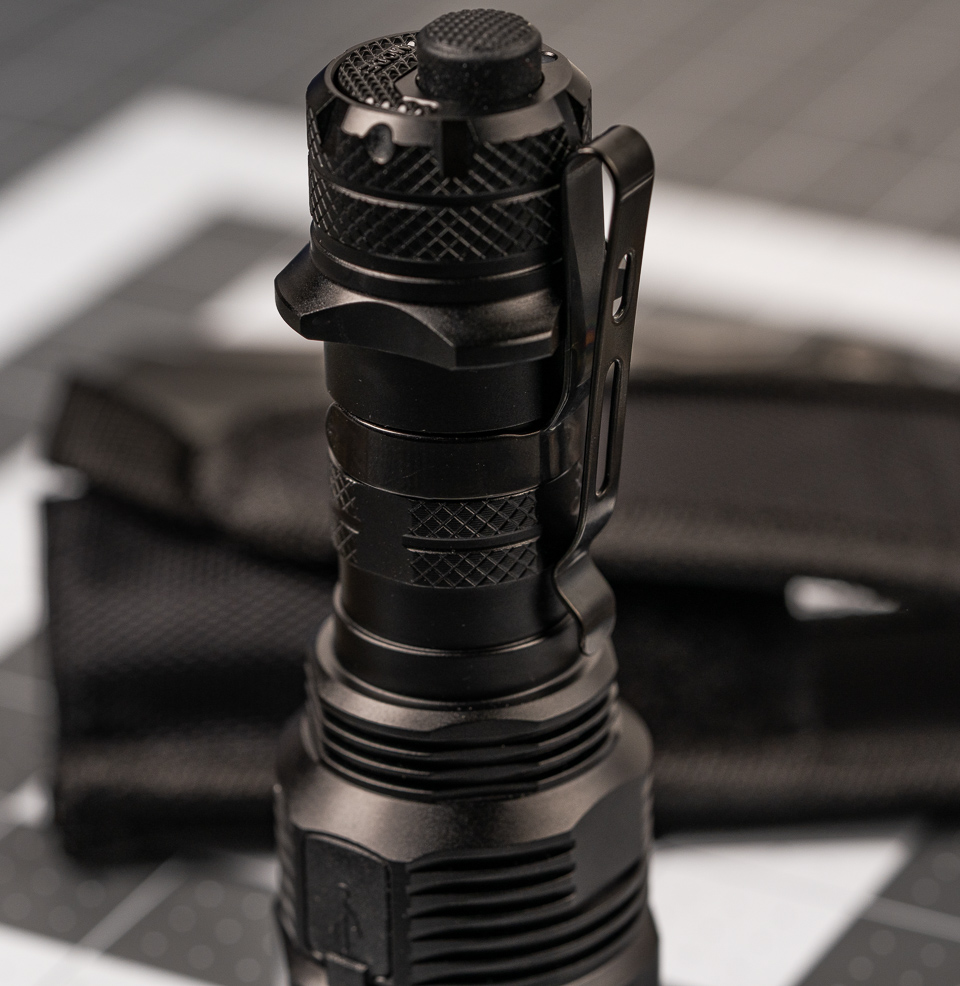 TMK9 Pro LED Flashlight Knurled Grip