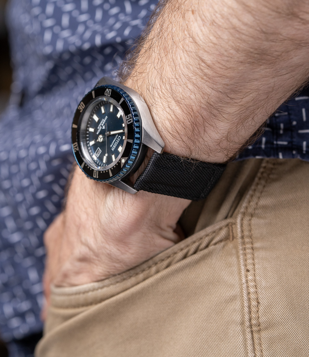 Hook and Loop Elastic Quick Release Watch Straps