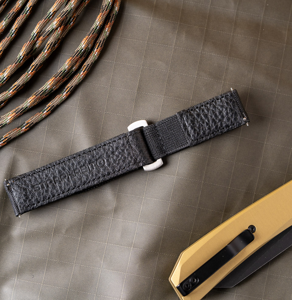 Hook and Loop Elastic Quick Release Watch Straps Nylon Webbing with Elastic Stretch