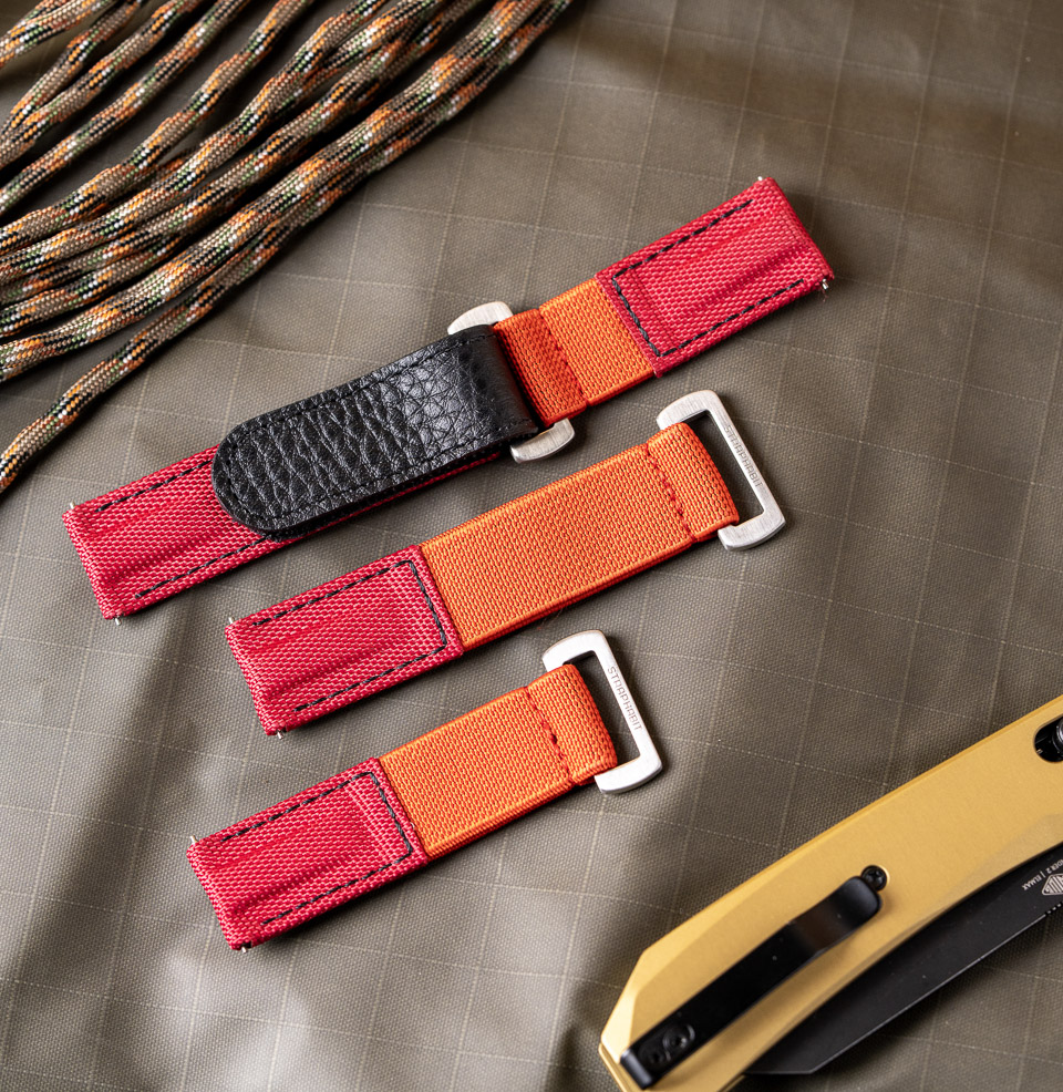 Hook and Loop Elastic Quick Release Watch Straps Hook-and-Loop Quick Adjust