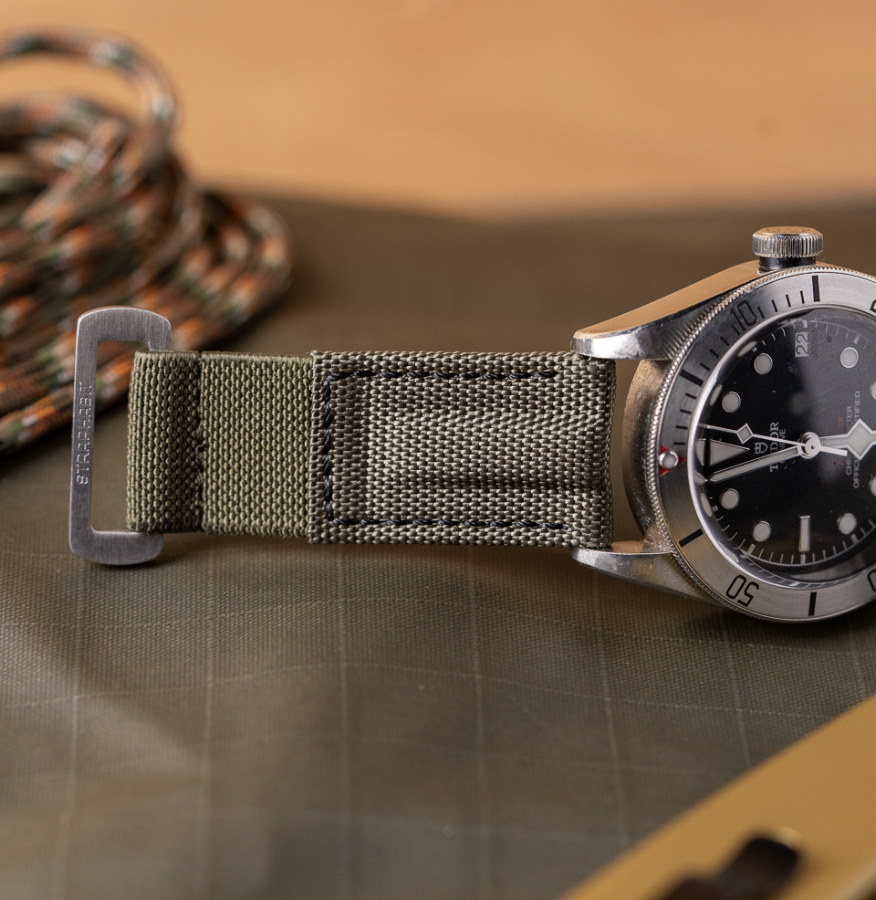 Hook and Loop Elastic Quick Release Watch Straps Five Available Lug Widths