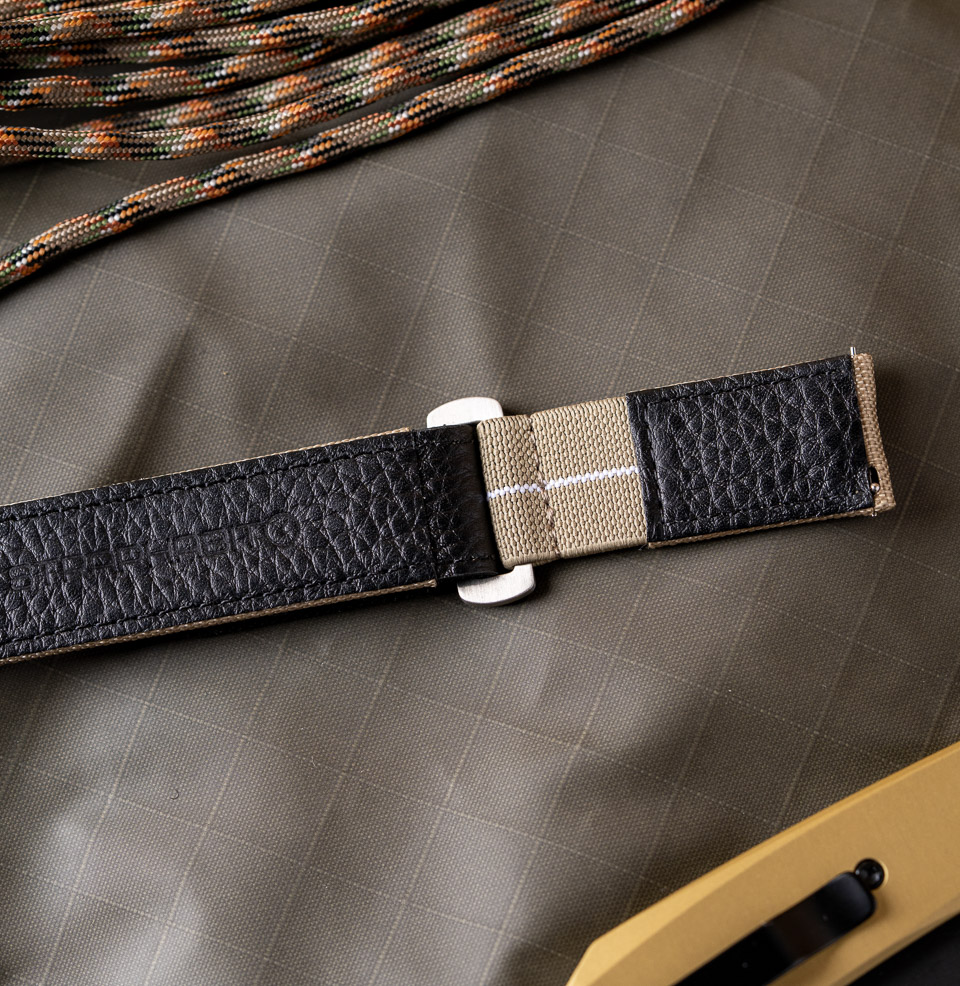 Hook and Loop Elastic Quick Release Watch Straps Nylon Webbing with Elastic Stretch