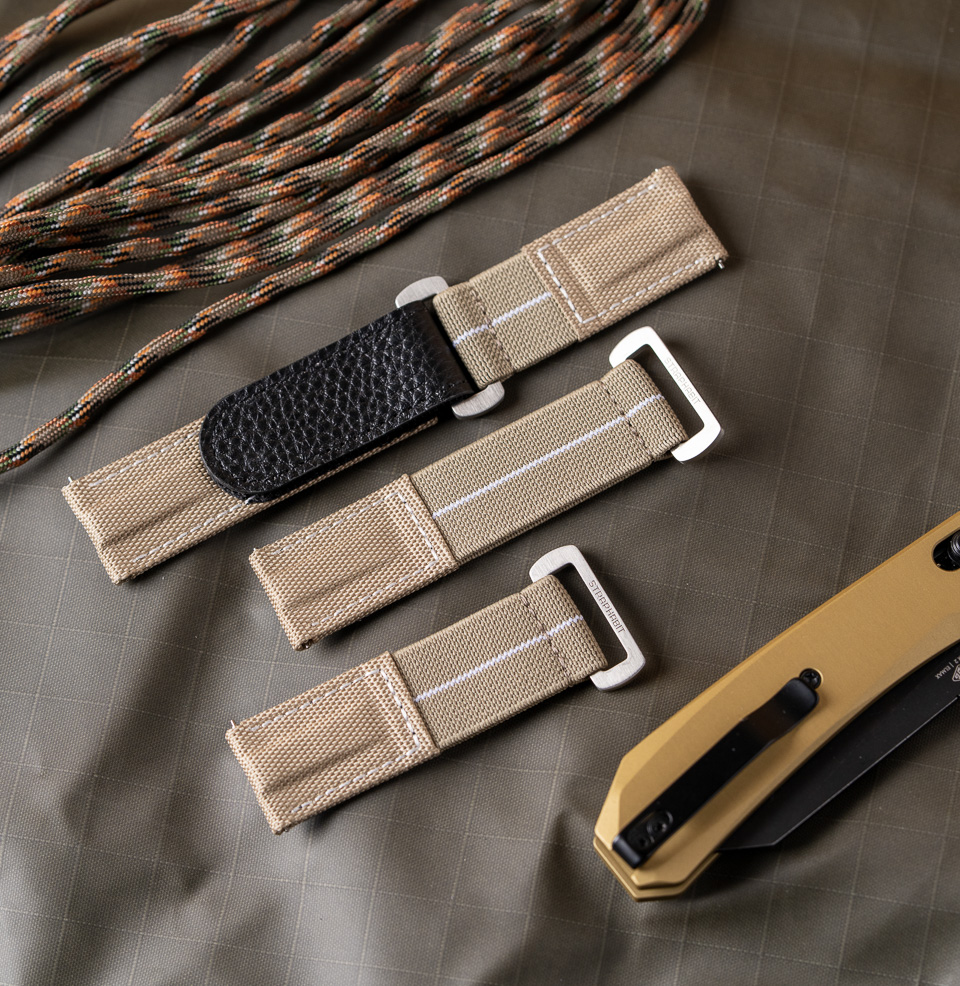 Hook and Loop Elastic Quick Release Watch Straps Hook-and-Loop Quick Adjust