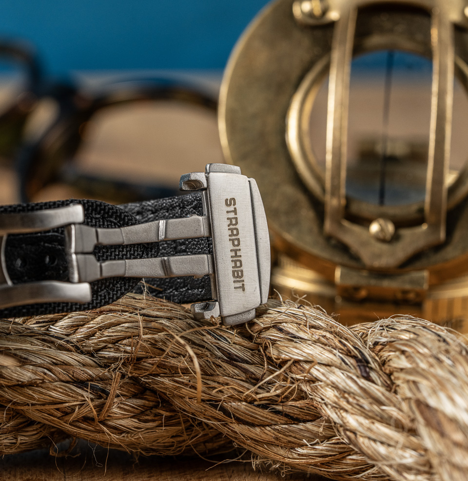 Deployant Sailcloth Quick Release Watch Straps Deployant Clasp