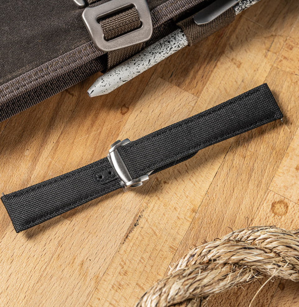 Deployant Sailcloth Quick Release Watch Straps Comfortable Material