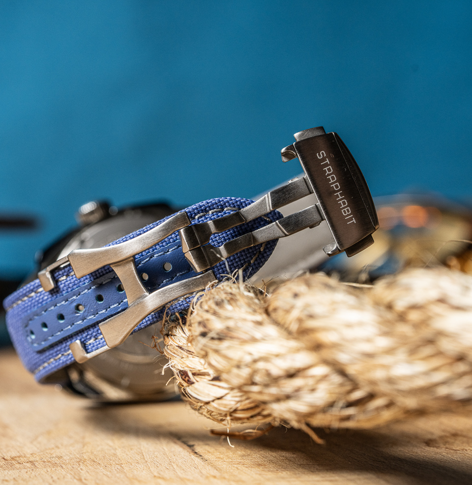 Deployant Sailcloth Quick Release Watch Straps Deployant Clasp