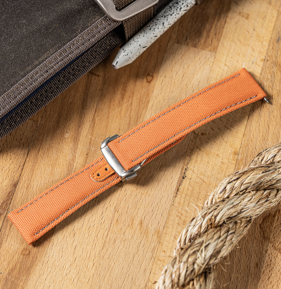 Deployant Sailcloth Quick Release Watch Straps Comfortable Material