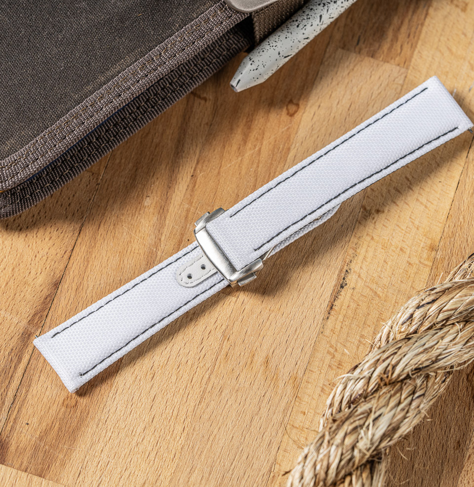 Deployant Sailcloth Quick Release Watch Straps Comfortable Material pieces
