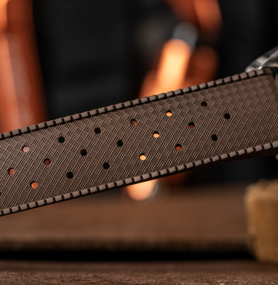 Tropical Retro Style FKM Rubber Quick Release Watch Straps FKM Rubber