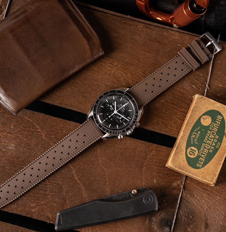 Tropical Retro Style FKM Rubber Quick Release Watch Straps FKM Rubber Strap