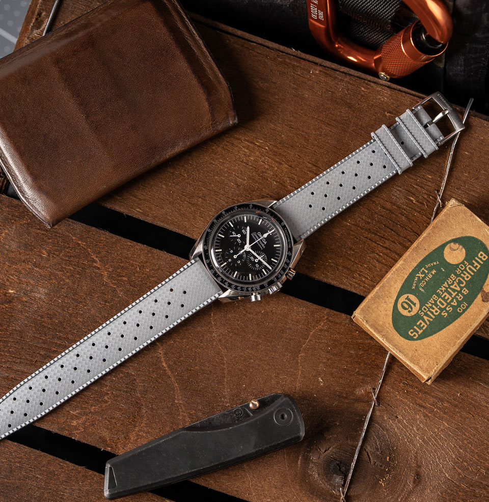 Tropical Retro Style FKM Rubber Quick Release Watch Straps FKM Rubber Strap