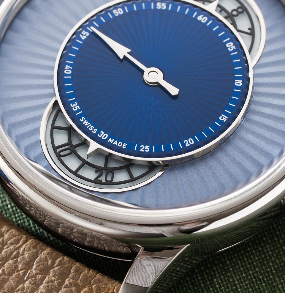 Le Régulateur Louis Erard x Worn & Wound Blue Hues