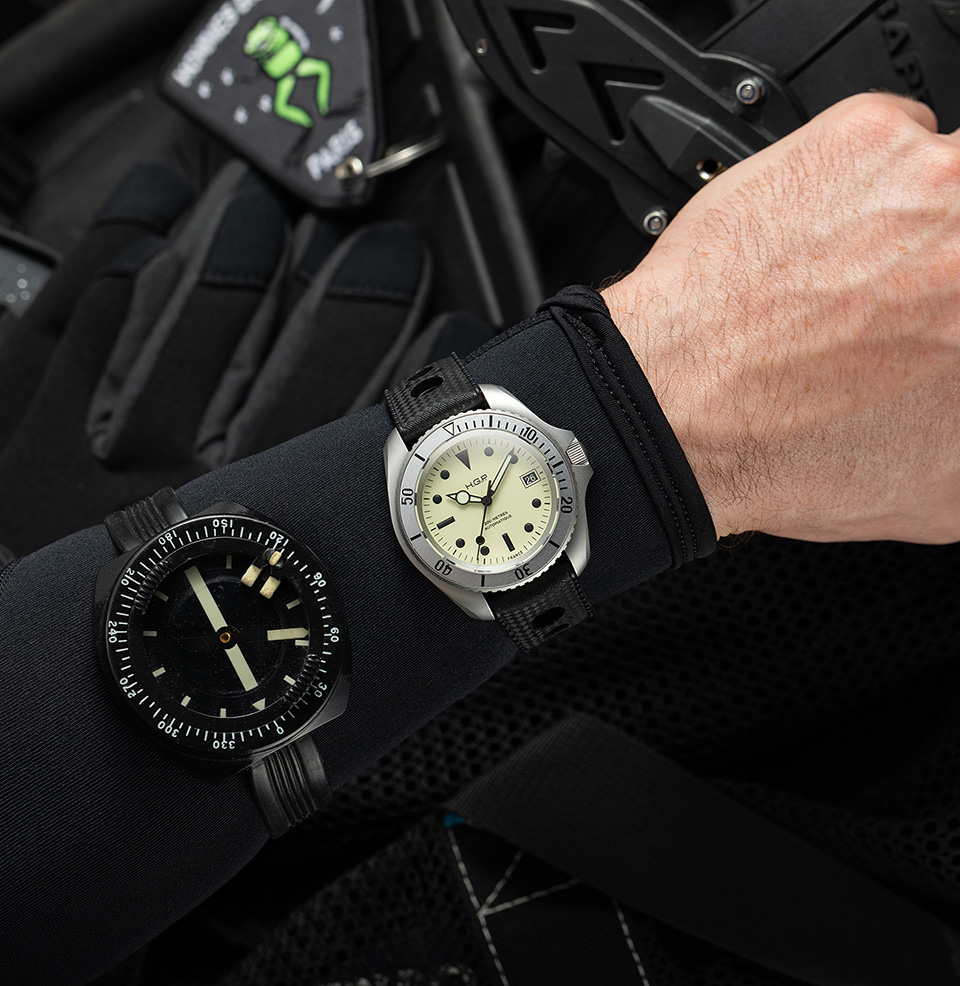 Night Diver 200M Automatic Full-Lume Stainless Steel Bezel