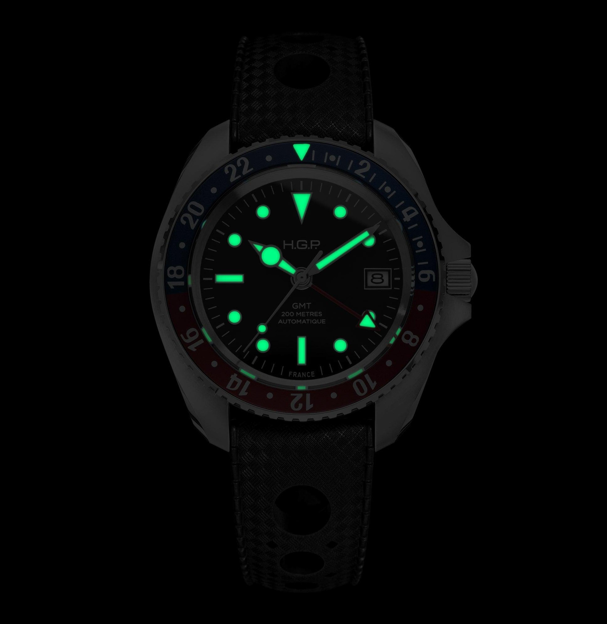 Diver GMT 200M Automatic Strong Lume