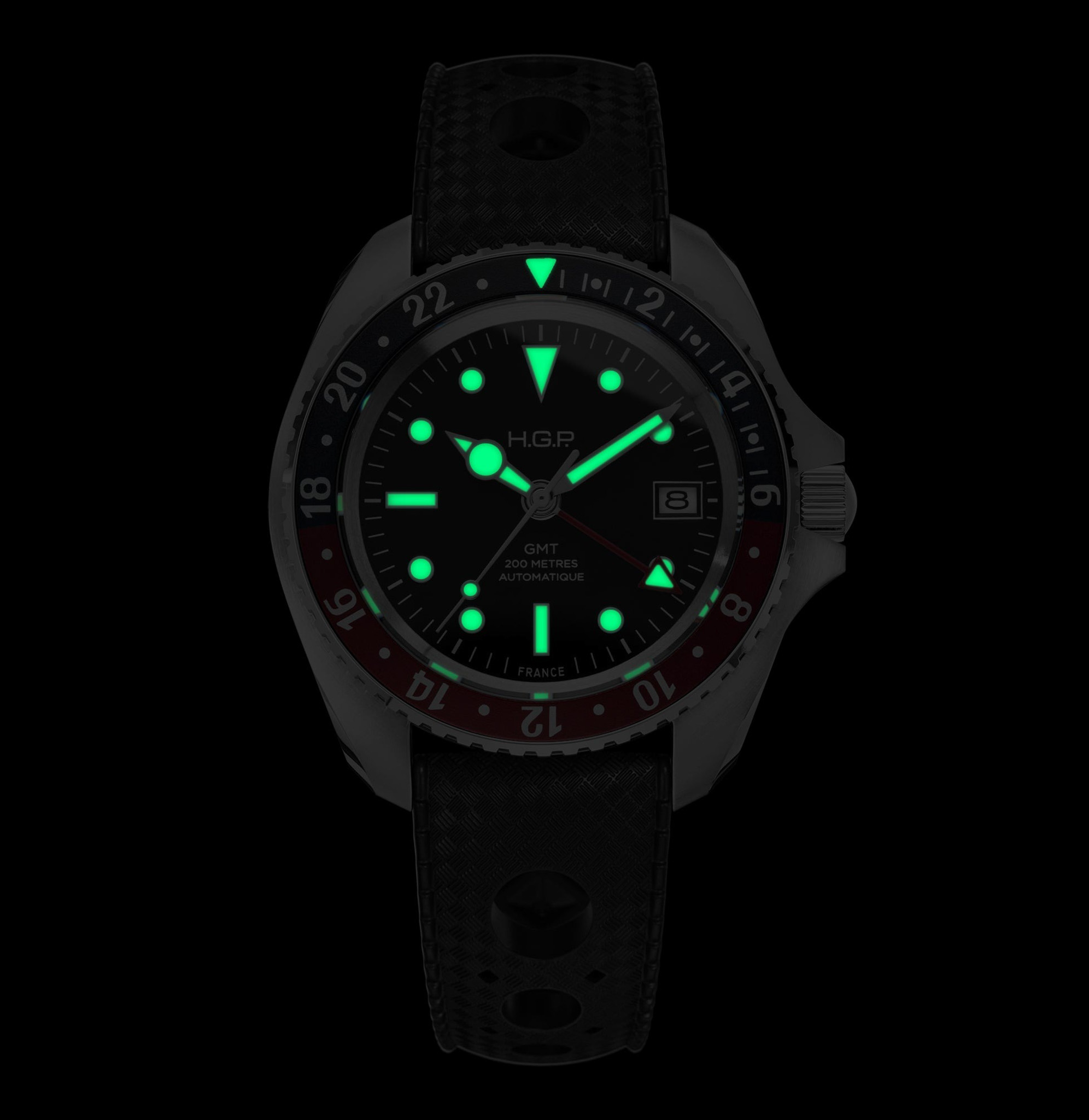 Diver GMT 200M Automatic Strong Lume