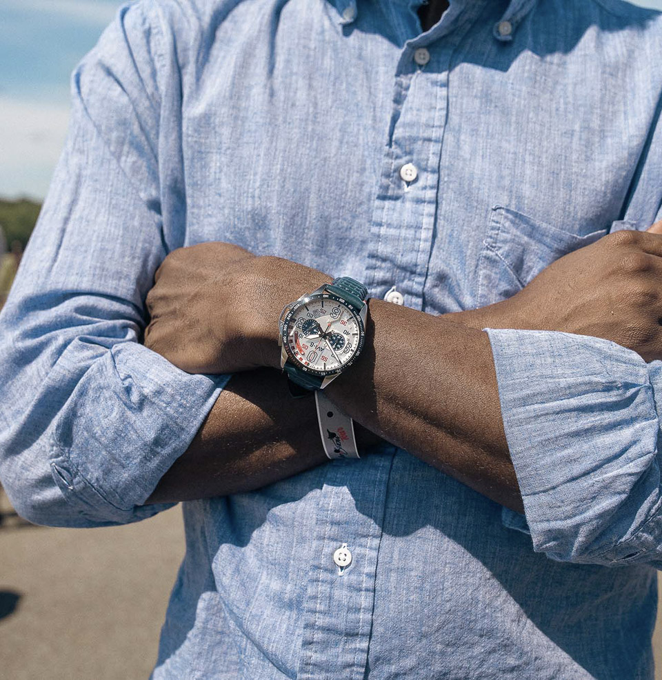 AVI-8 P-51 Mustang 85th Anniversary Limited Editions 43mm Stainless Steel Case