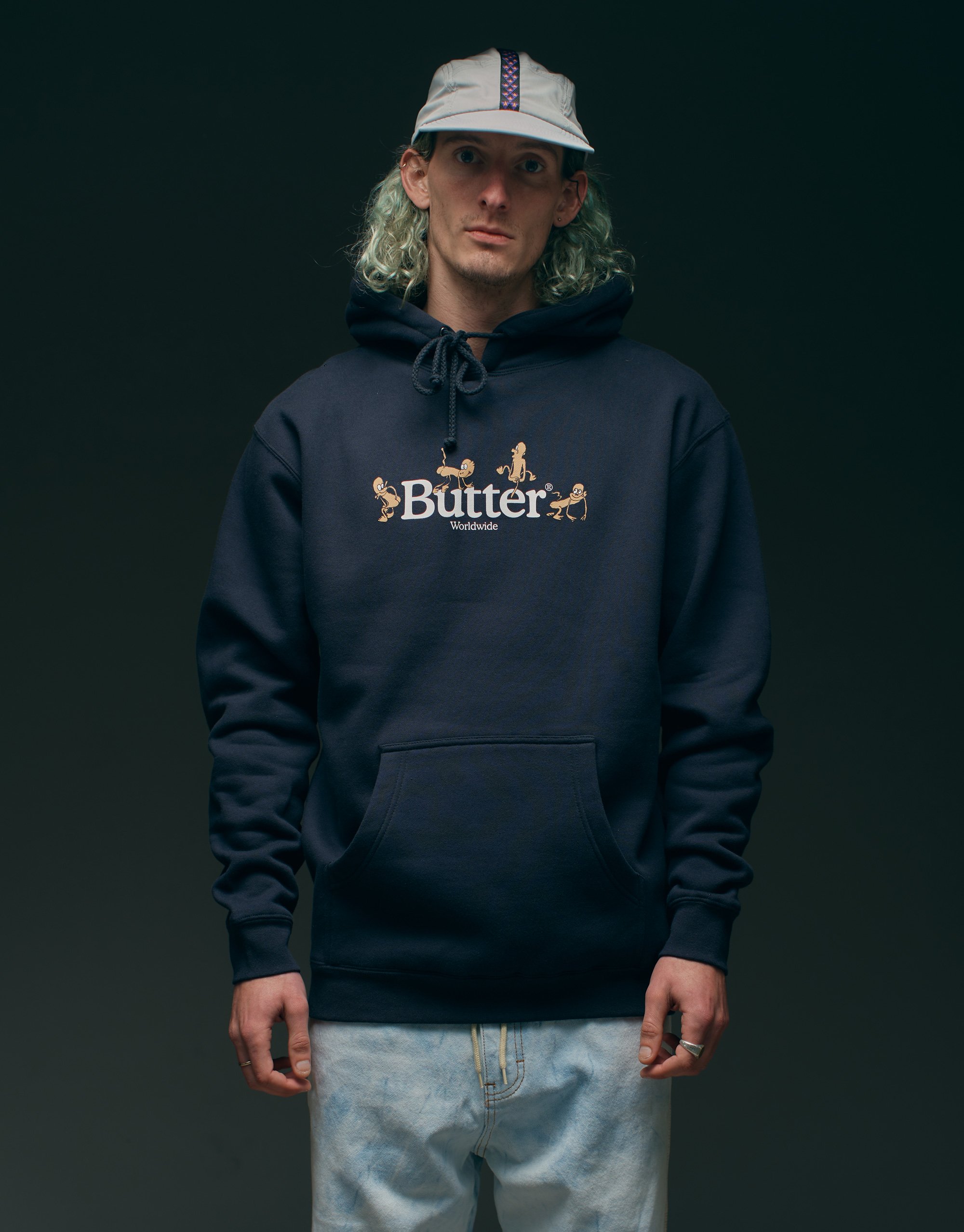 butter goods black hoodie