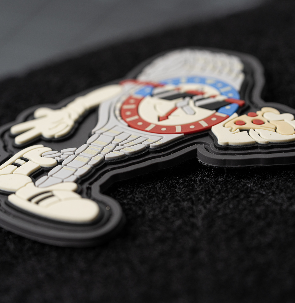 Worn & Wound Character Patches Secure application