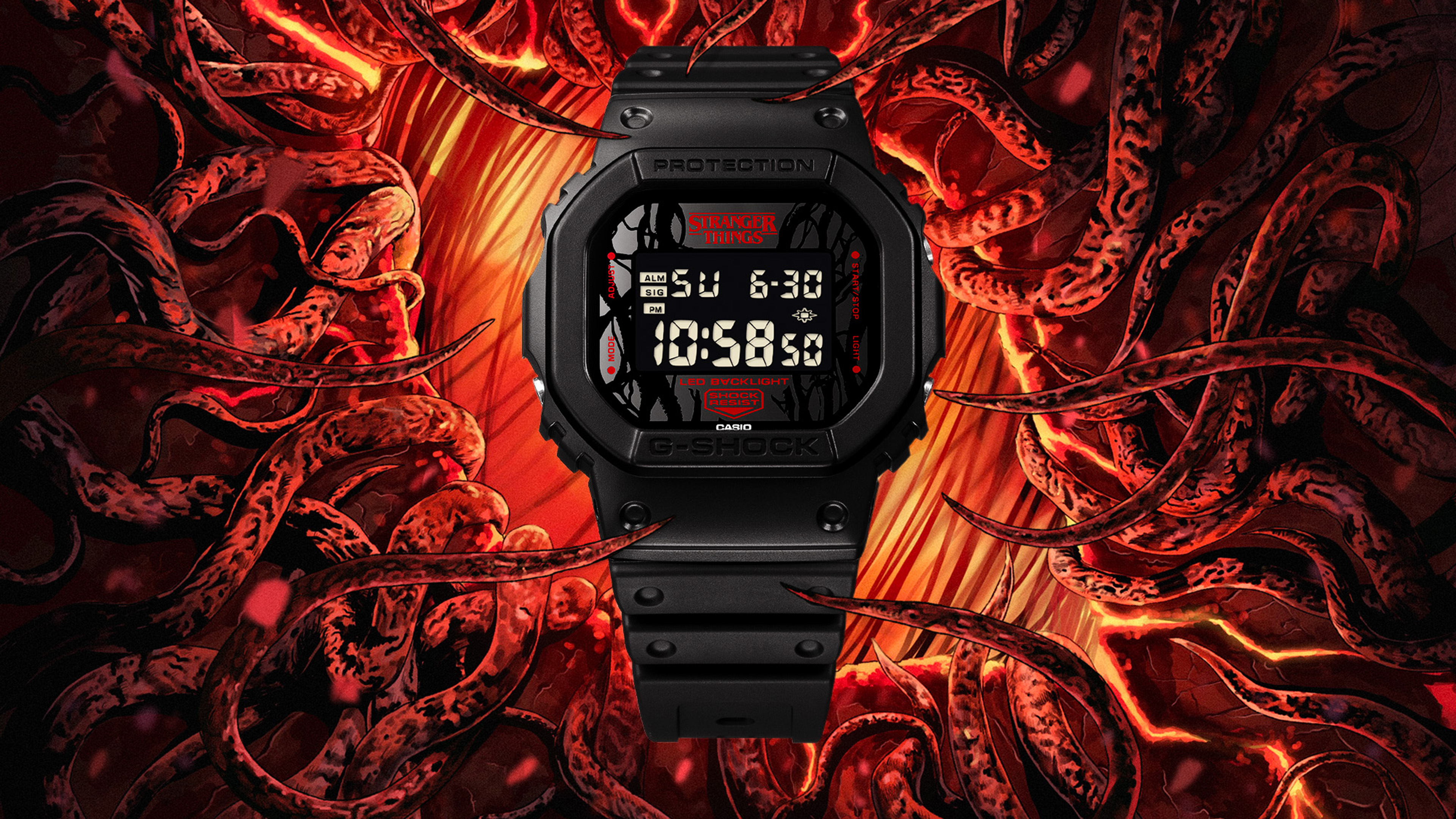 G-SHOCK DW-5600STT-1 — Stranger Things™ Limited Edition Watch