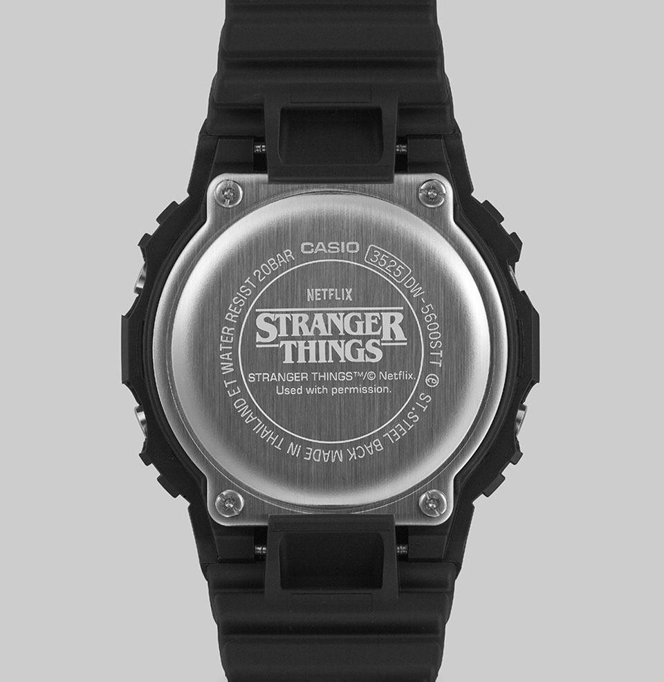 DW-5600STT-1 — Stranger Things™ Edition Cues from the show