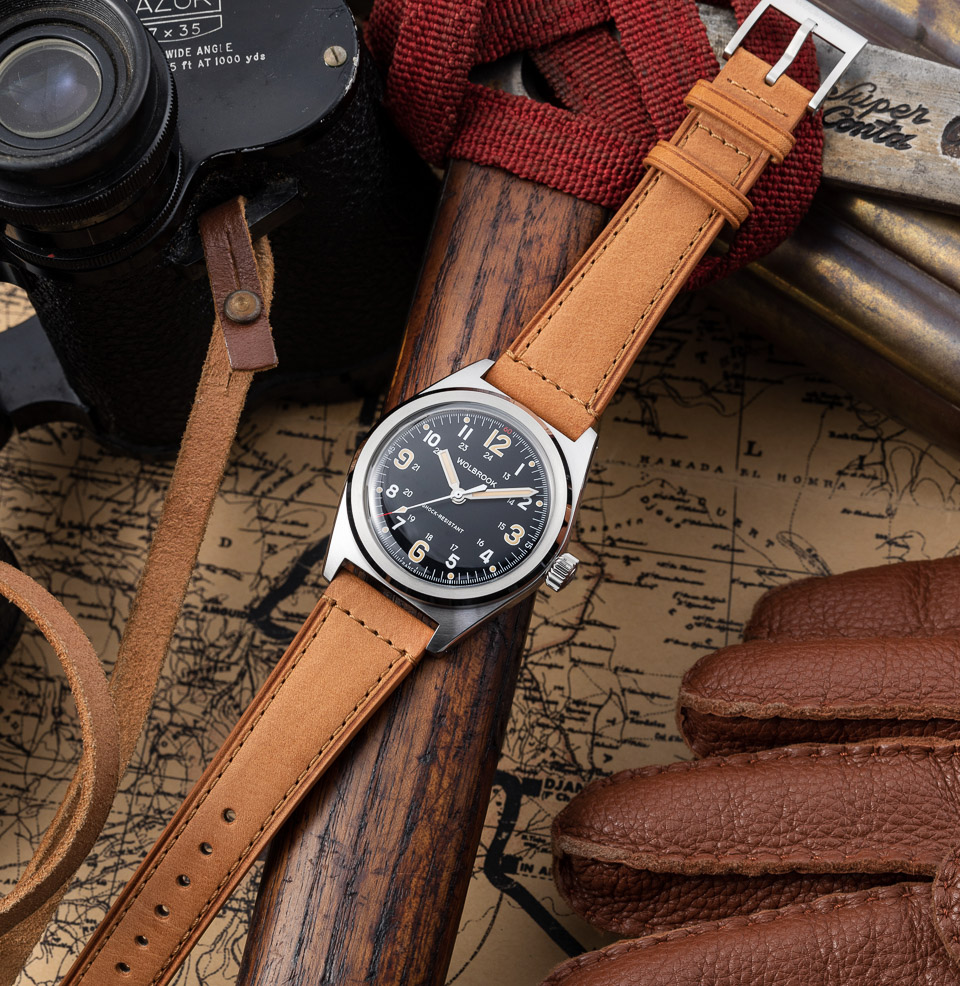 Outrider Automatic No Date Field Watch Goldilocks sizing