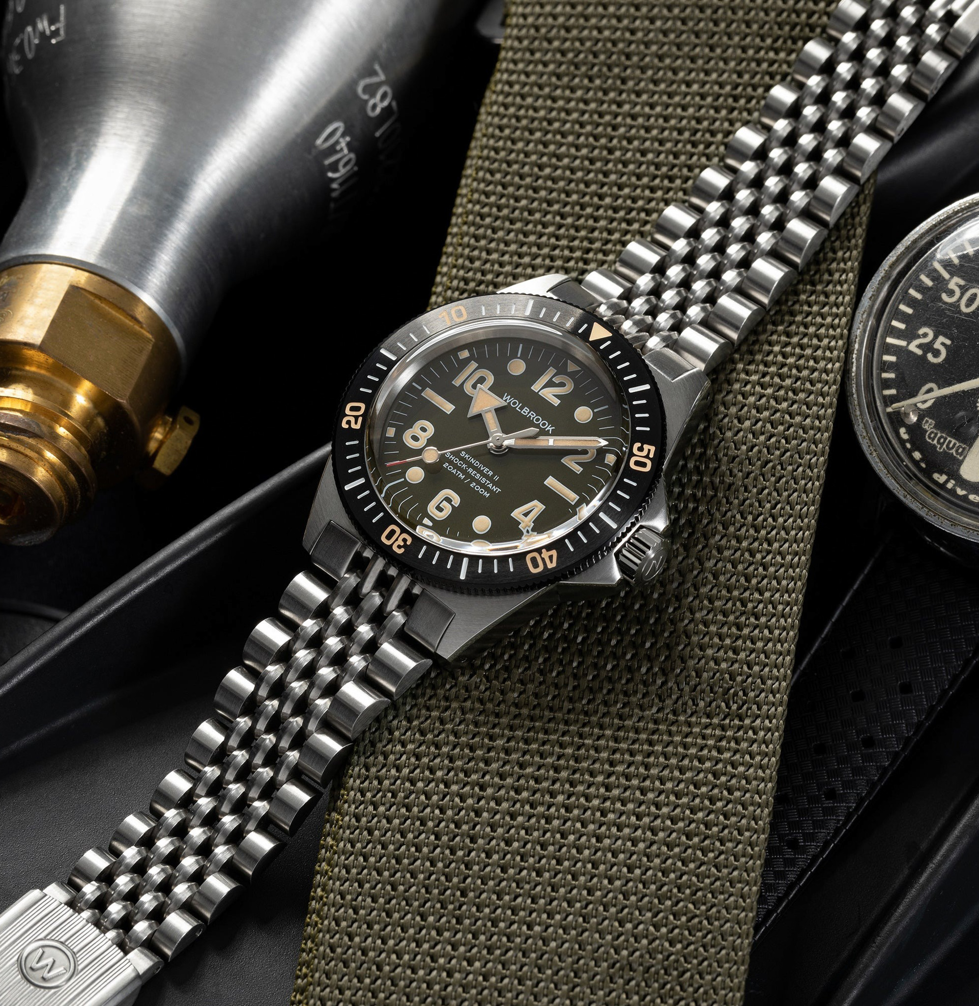 Beads-of-Rice Stainless-Steel Bracelet – 20mm The Wolbrook BOR Bracelet