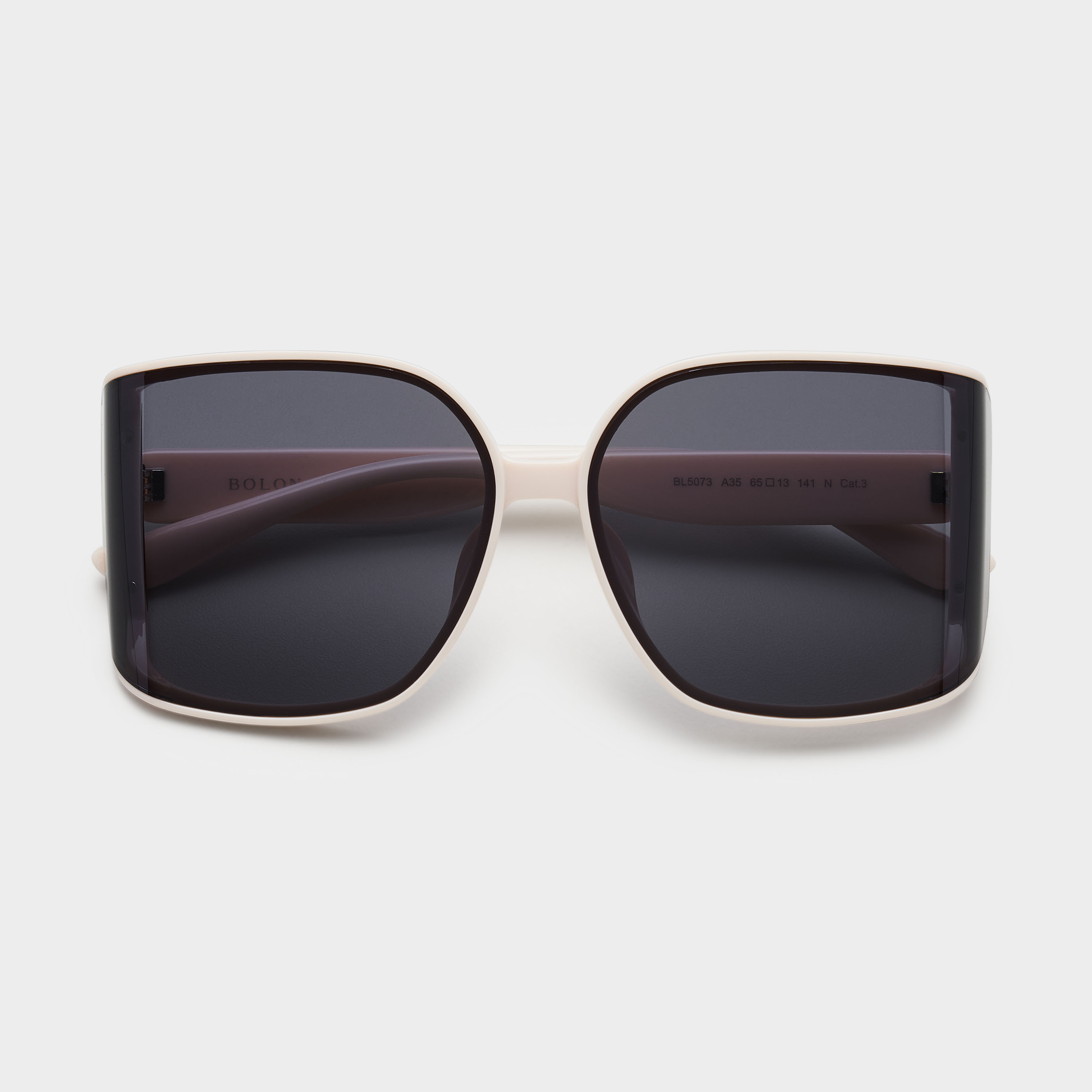 River Island monogram cat eye sunglasses in black