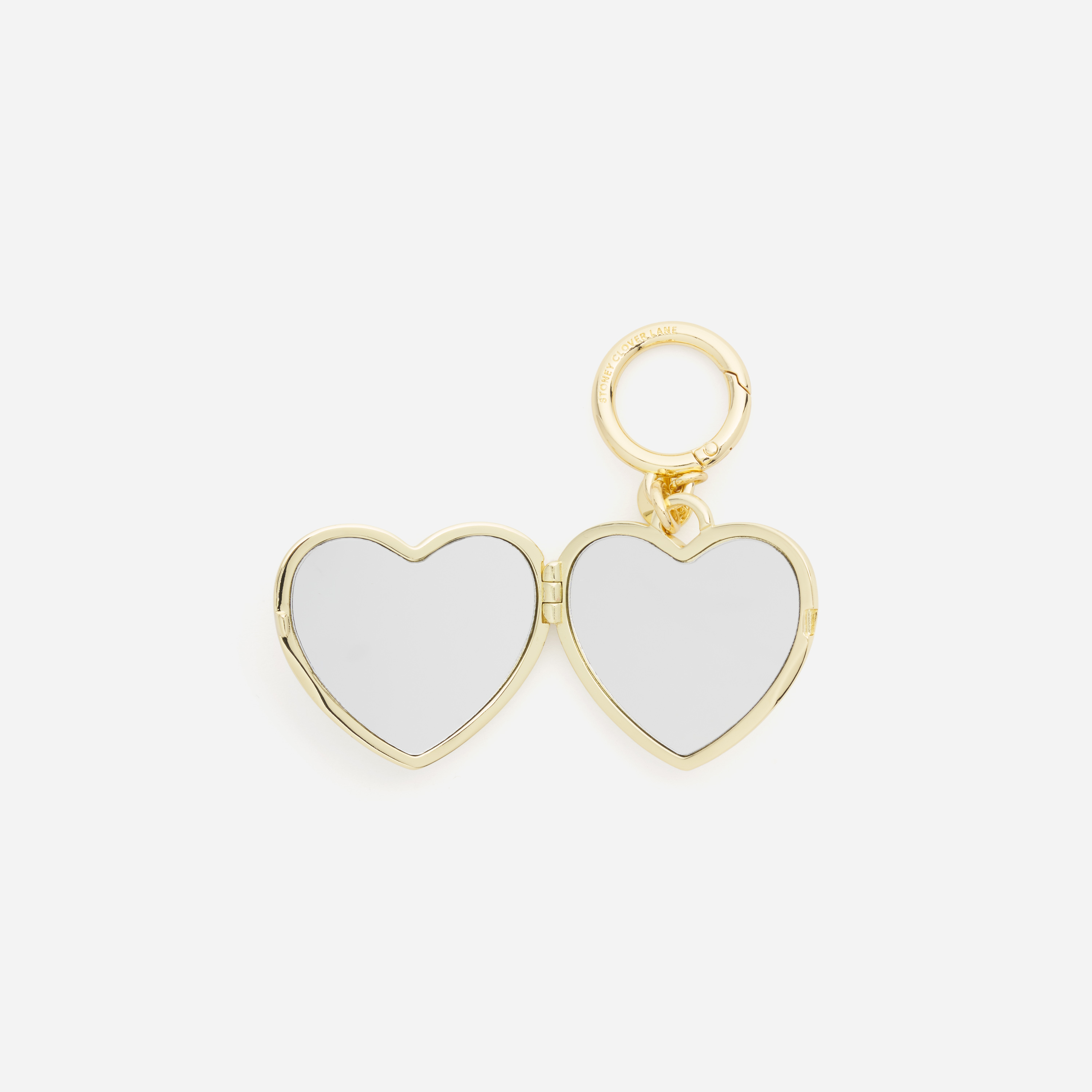 Heart Locket Bag Charm