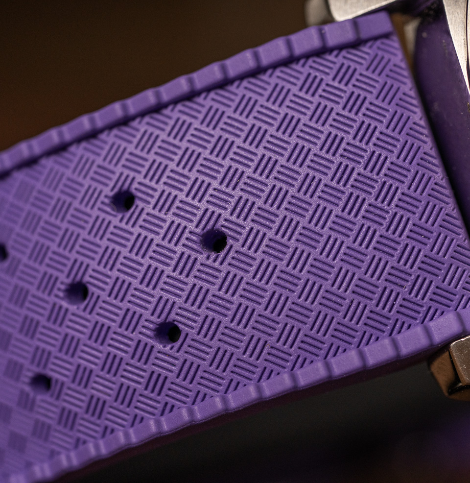 Tropical Retro Style FKM Rubber Quick Release Watch Straps Multiple Sizes