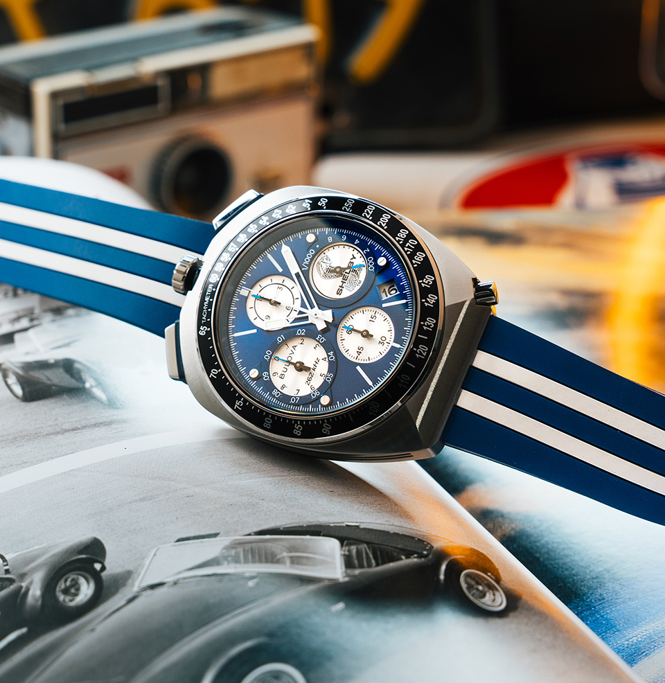 Bulova SHELBY® Racer Chronograph – 98B452 Bulova SHELBY® Racer Chronograph