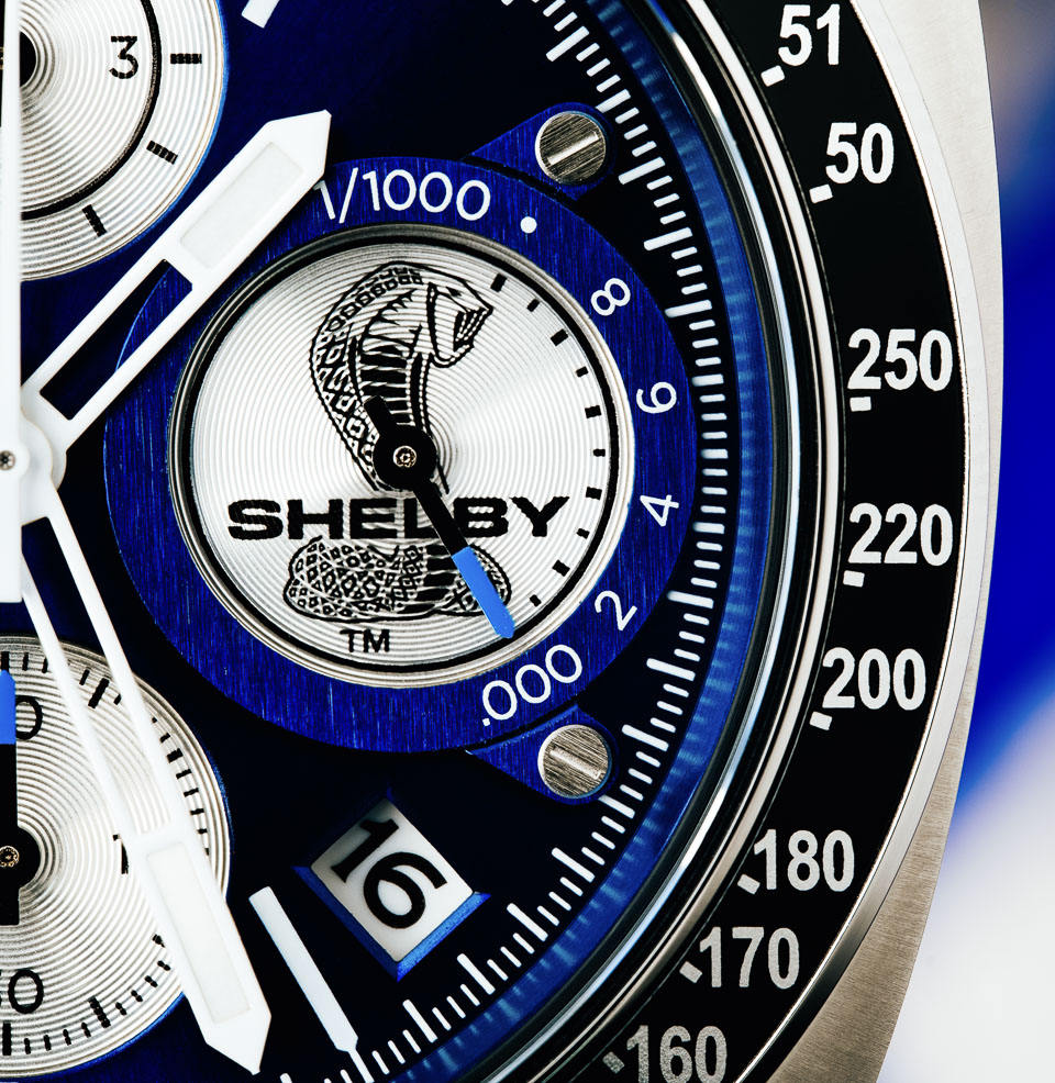 Bulova SHELBY® Racer Chronograph – 98B452 SHELBY® Logo on dial