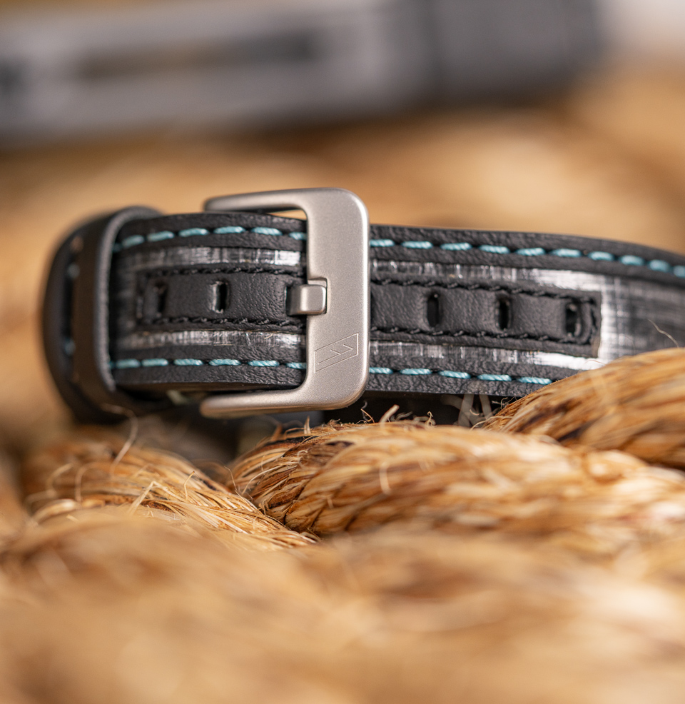 Ventura Collection Watch Strap: Reykjavik Blue color