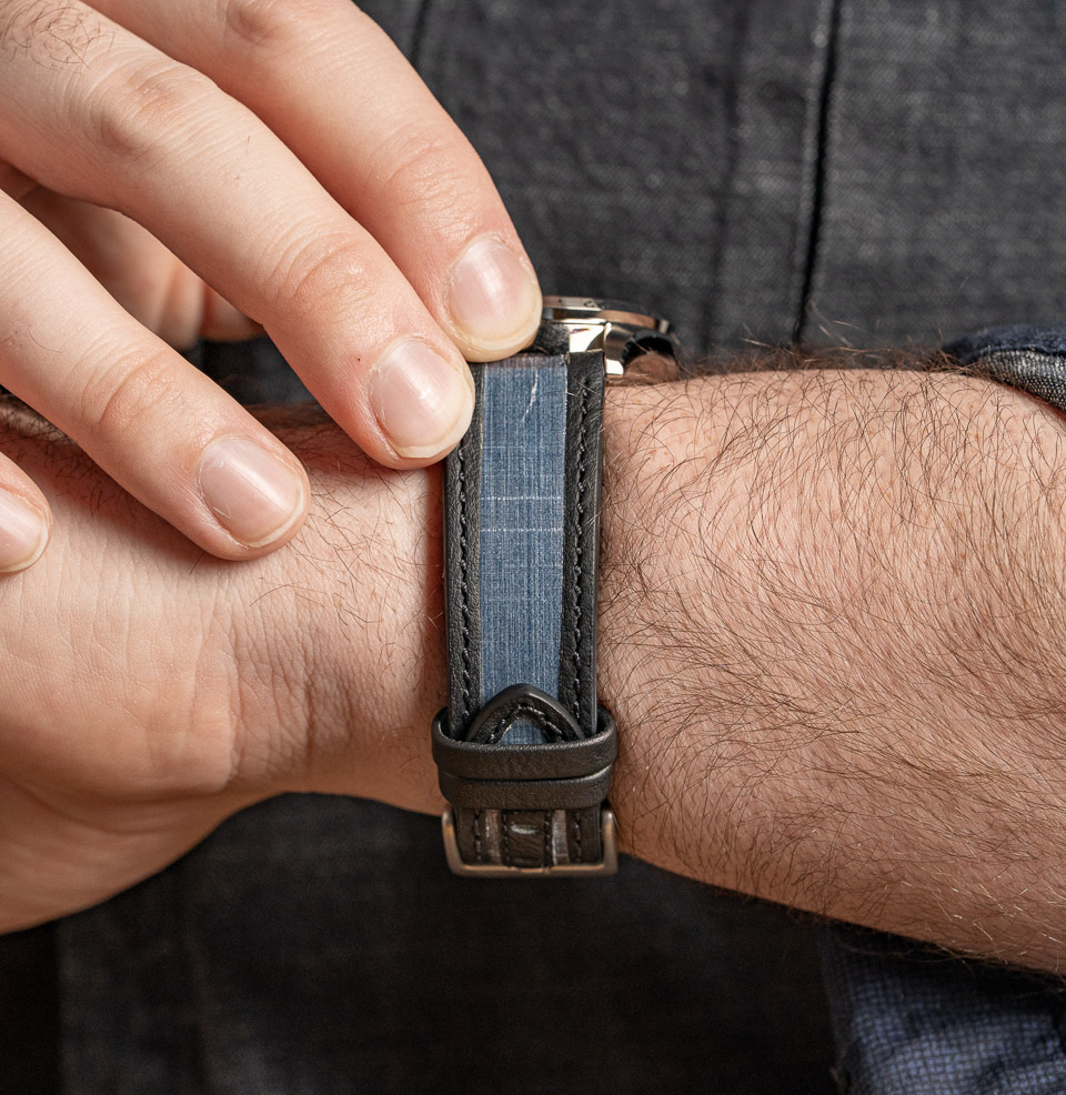 Ventura Collection Watch Strap: Montlake Blue color