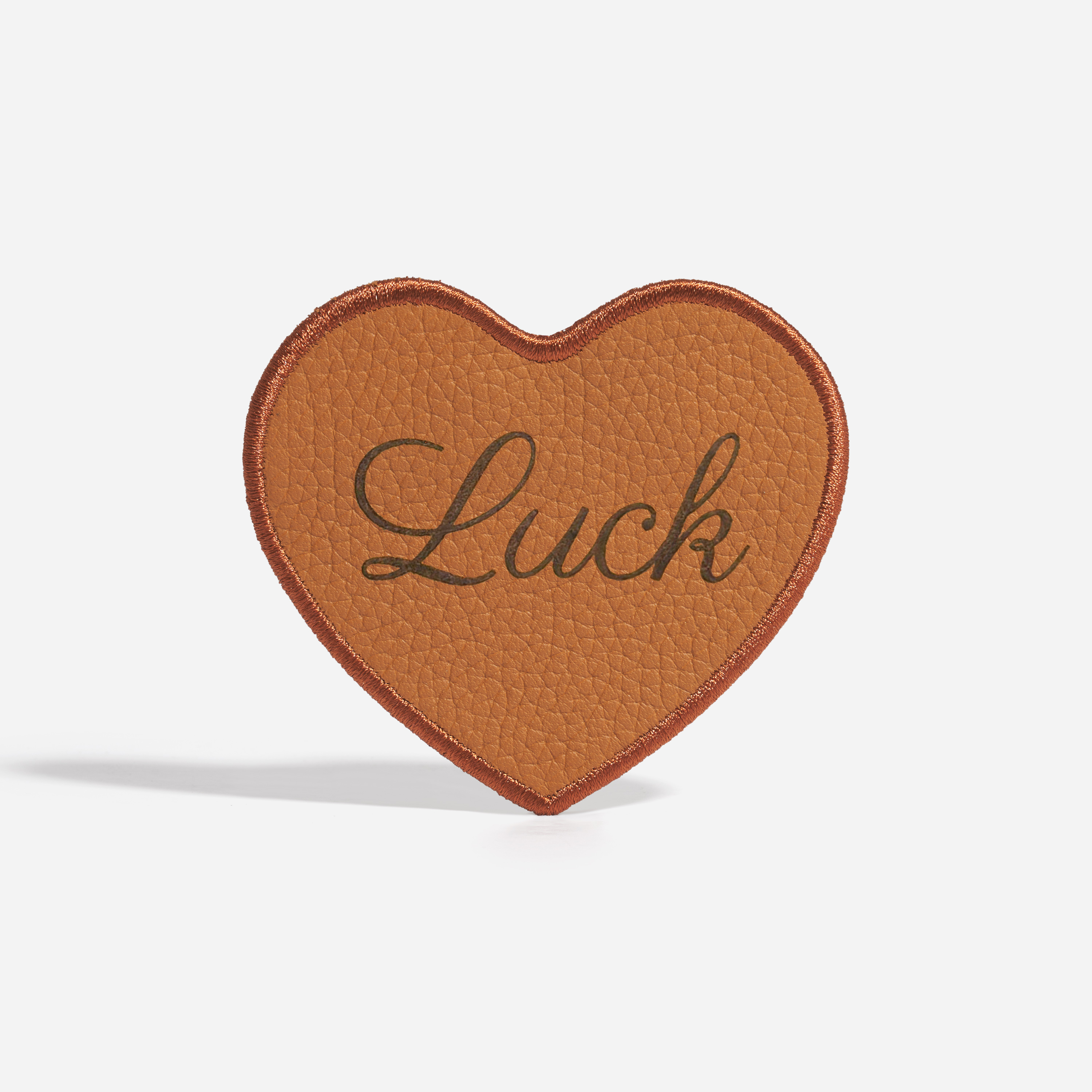 Customizable Leather Heart Patch
